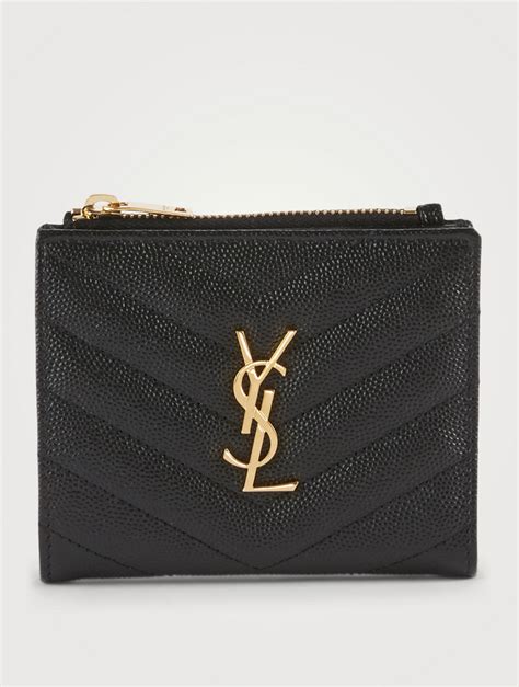 ysl black card case|ysl zippered card case.